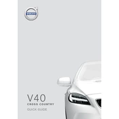 Volvo V40 2019 Cross Country manual cover