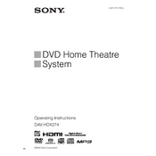 Sony DAV-HDX274 manual cover