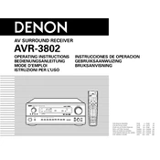 Denon AVR-1082 manual cover