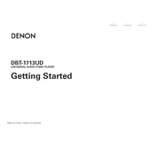 Denon DBT-1713UD manual cover