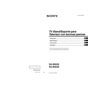 Sony SU-B463S manual cover