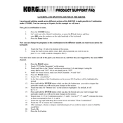 KORG KROME manual cover