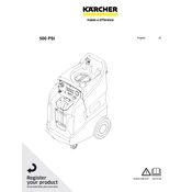 Karcher Puzzi 64 35E 500 PSI 1.006-674.0 manual cover