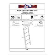 Maine B&M Ladder Towel Rack 366881 manual cover