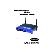 Linksys WPG11 Wireless Presentation Gateway manual cover