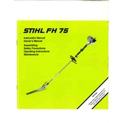 Stihl FH 75 manual cover