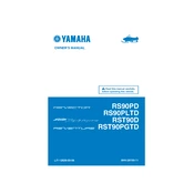 Yamaha RS90PD, RS90PLTD, RST90D 2013 RS Vector Venture manual cover