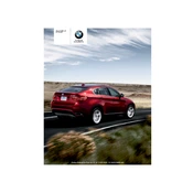 BMW X6 xDrive 35i SUV X6 Series 2009 manual cover