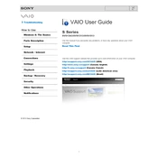 Sony SVS1513 manual cover