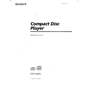 Sony CDP-CA80ES manual cover