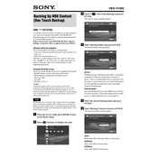 Sony HES-V1000 manual cover