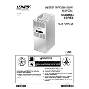 Lennox G60UH(X) manual cover