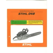 Stihl 048 manual cover