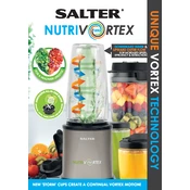 Salter EK2244TITANIUM NutriVortex manual cover