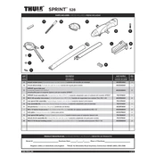 Thule Sprint 528 manual cover