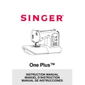 Singer One Plus manual cover