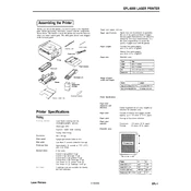 Epson EPL-6000 manual cover