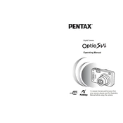 Ricoh Pentax Optio SVi manual cover