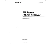 Sony STR-DE305 manual cover