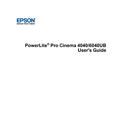 Epson 6040UB manual cover