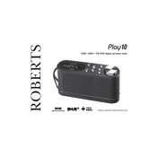 Roberts Play 10 DAB 2016 manual cover