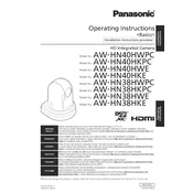 Panasonic AW-HN40HWPC manual cover