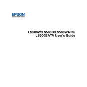 Epson LS500B manual cover