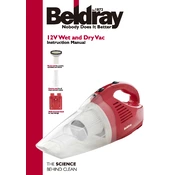 Beldray BEL0304 12V Wet and Dry Vac manual cover