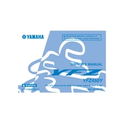 Yamaha YFZ450Y 2009 manual cover