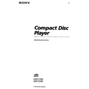 Sony CDP-C545 manual cover