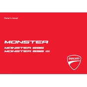 Ducati Monster 696 2013 manual cover