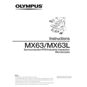 Olympus MX63, MX63L manual cover