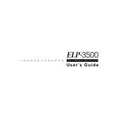 Epson ELP-3500 manual cover