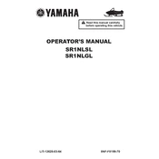 Yamaha SR1NLSL, SR1NLGL 2020 manual cover