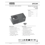 Goodman GPC14H manual cover