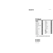 Sony SU-46HX1 manual cover