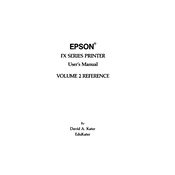 Epson FX-80 manual cover