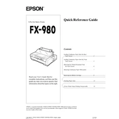 Epson FX-980 manual cover