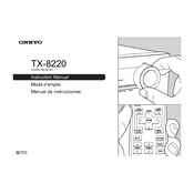 Onkyo TX 8220 manual cover