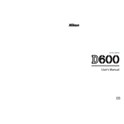 Nikon D600 manual cover