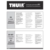 Thule Vertex Swing Away 9031 manual cover