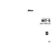 Nikon WT 5 manual cover