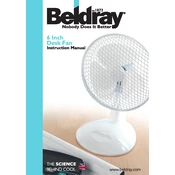 Beldray EH0675 6 Inch Desk Fan manual cover