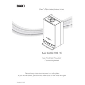 Baxi 105 HE Combi manual cover