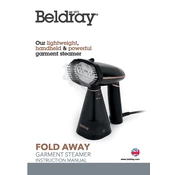 Beldray BEL0988RG Fold Away Garment Steamer manual cover