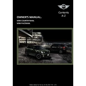 Mini Paceman Mini Connected 2015 manual cover