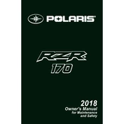 Polaris Youth RZR 170 manual cover