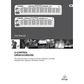 Behringer UMX490 manual cover