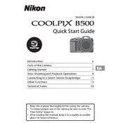 Nikon Coolpix B500 manual cover