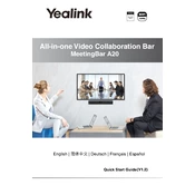 Yealink MeetingBar A20 manual cover